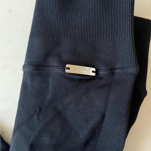 Bombshell Sportswear Inspired Seamless Leggings Black 94/6 - Picture 5 of 6